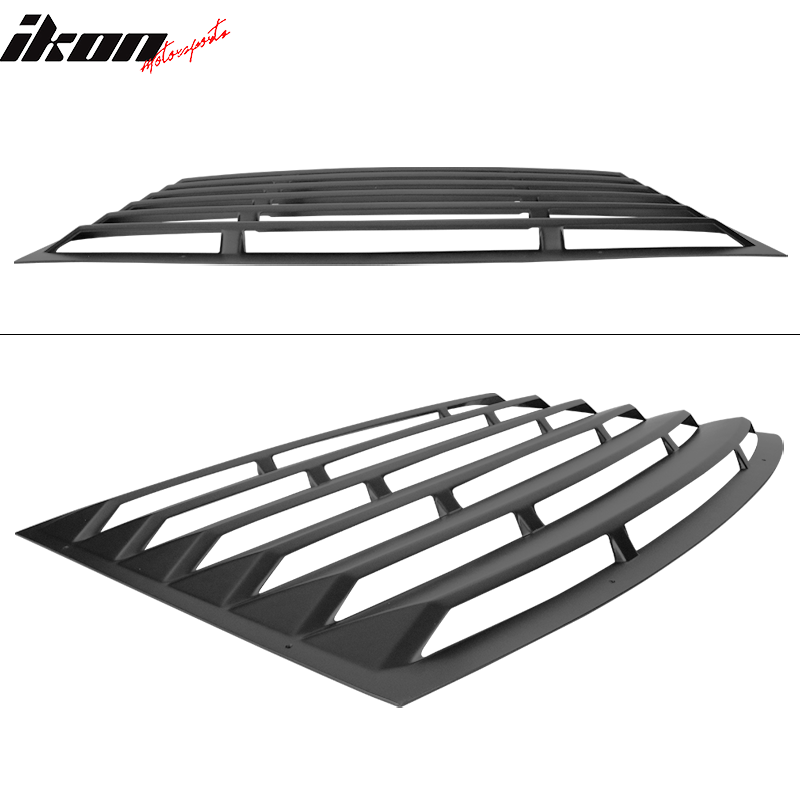2010-2015 Chevy Camaro XE Style Rear Window Louver with Side Vent PP
