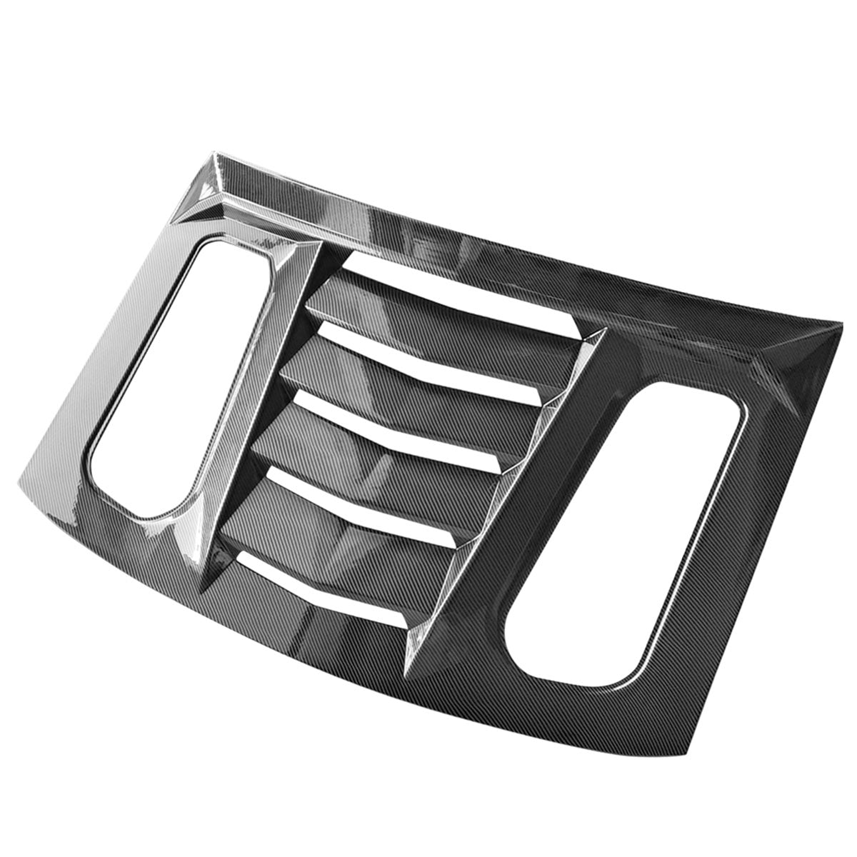 2016-2024 Chevy Camaro Carbon Fiber Print Rear Window Louver ABS