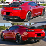 2016-2024 Chevy Camaro IKON Rear Window Louvers Cover Sun Shade ABS