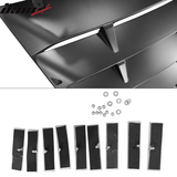2014-2019 Chevy Corvette C7 Classic Style Side Rear Window Louvers ABS