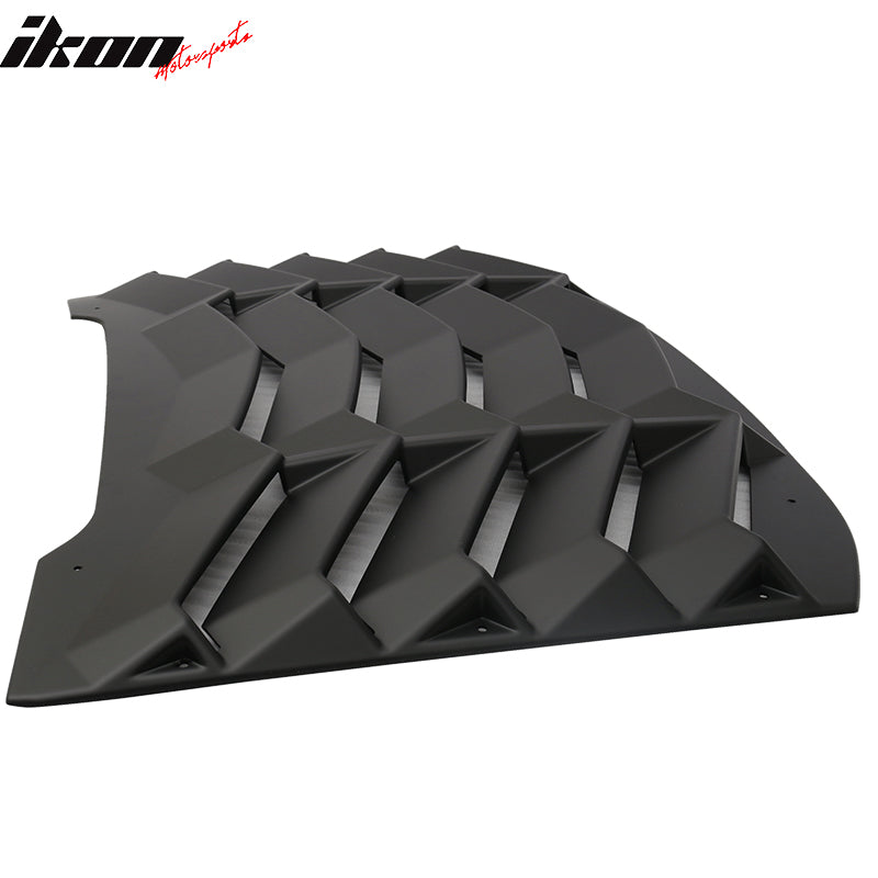 2016-2019 Chevy Cruze Unpainted Rear Window Louvers ABS