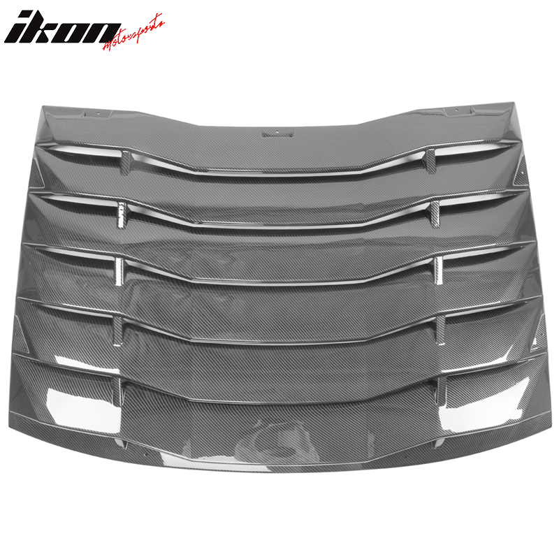 2011-2023 Dodge Charger V1 Side & Rear Window Louver Cover CF Print