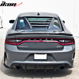 2011-2023 Dodge Charger Black Rear Window Louver Side Quarter Scoop