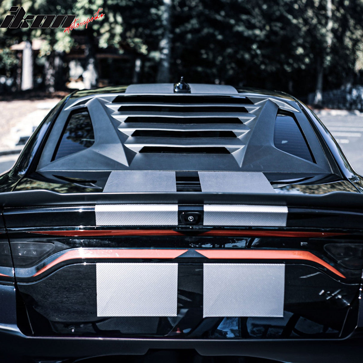 2011-2023 Dodge Charger IKON V2 Style Window Louver ABS