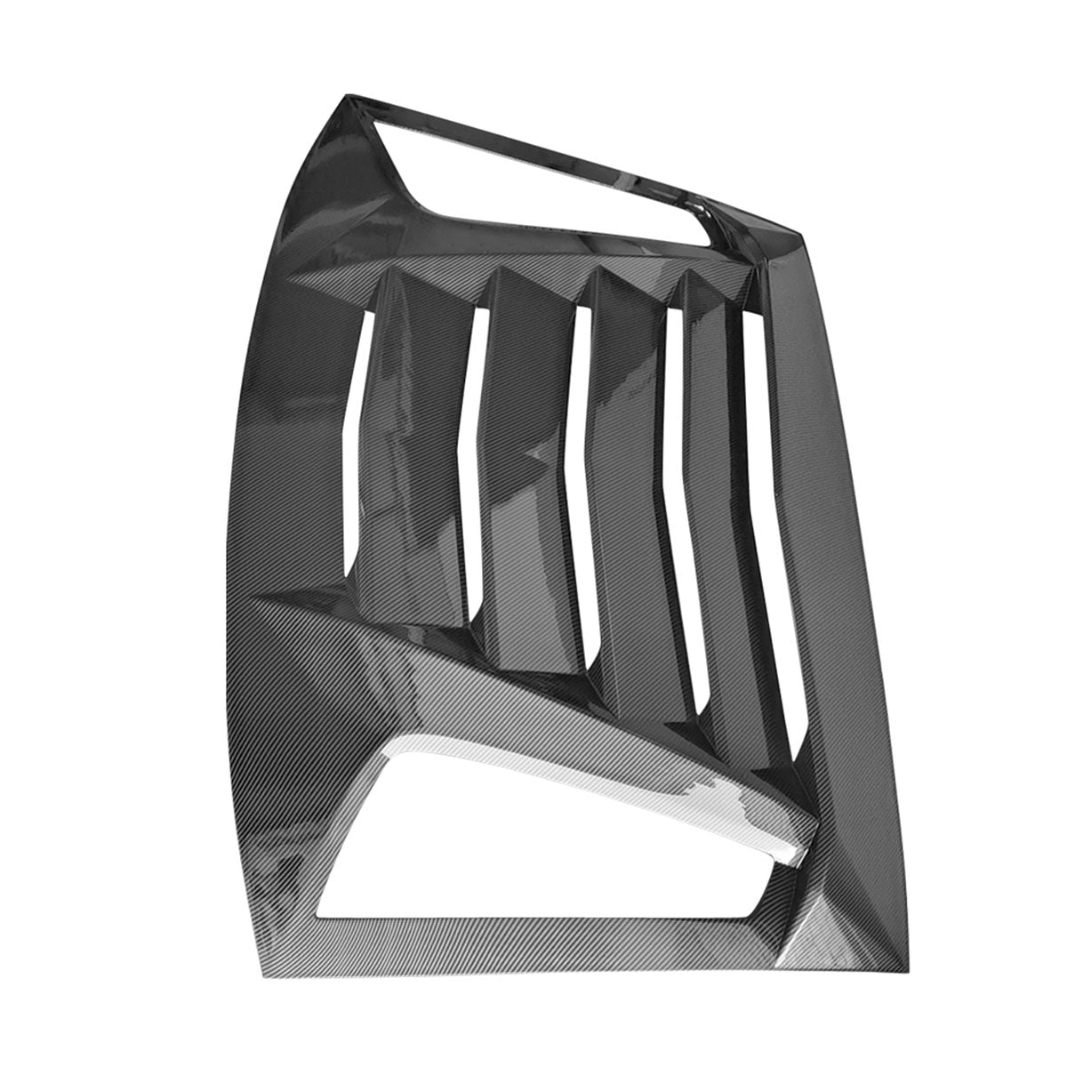 2011-2023 Dodge Charger IKON V2 Carbon Fiber Print Window Louver ABS