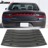2011-2023 Dodge Charger Unpainted Rear Window Louver Side Vent ABS PP