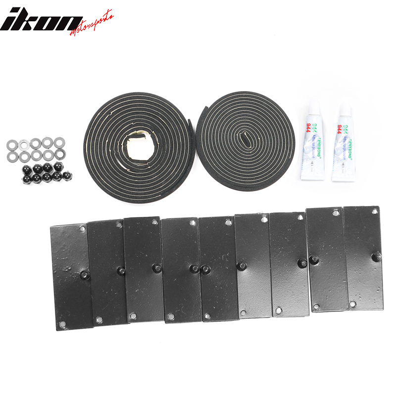 2008-2023 Dodge Challenger XE Style CFL Rear Side Window Louver Scoops