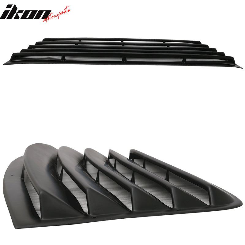 2008-2023 Dodge Challenger XE V2 Style Rear Side Window Louver PP PU
