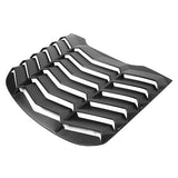 2015-2023Â Ford Mustang IKON Black Rear Window Louver Cover ABS