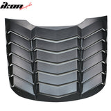 2015-2023Â Ford Mustang IKON Black Rear Window Louver Cover ABS