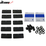 2015-2023 Ford Mustang IKON Style Gloss Black Window Louver ABS