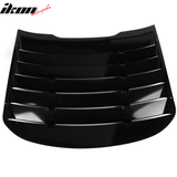 2015-2023 Ford Mustang Vintage Matte Black Rear Window Louver ABS