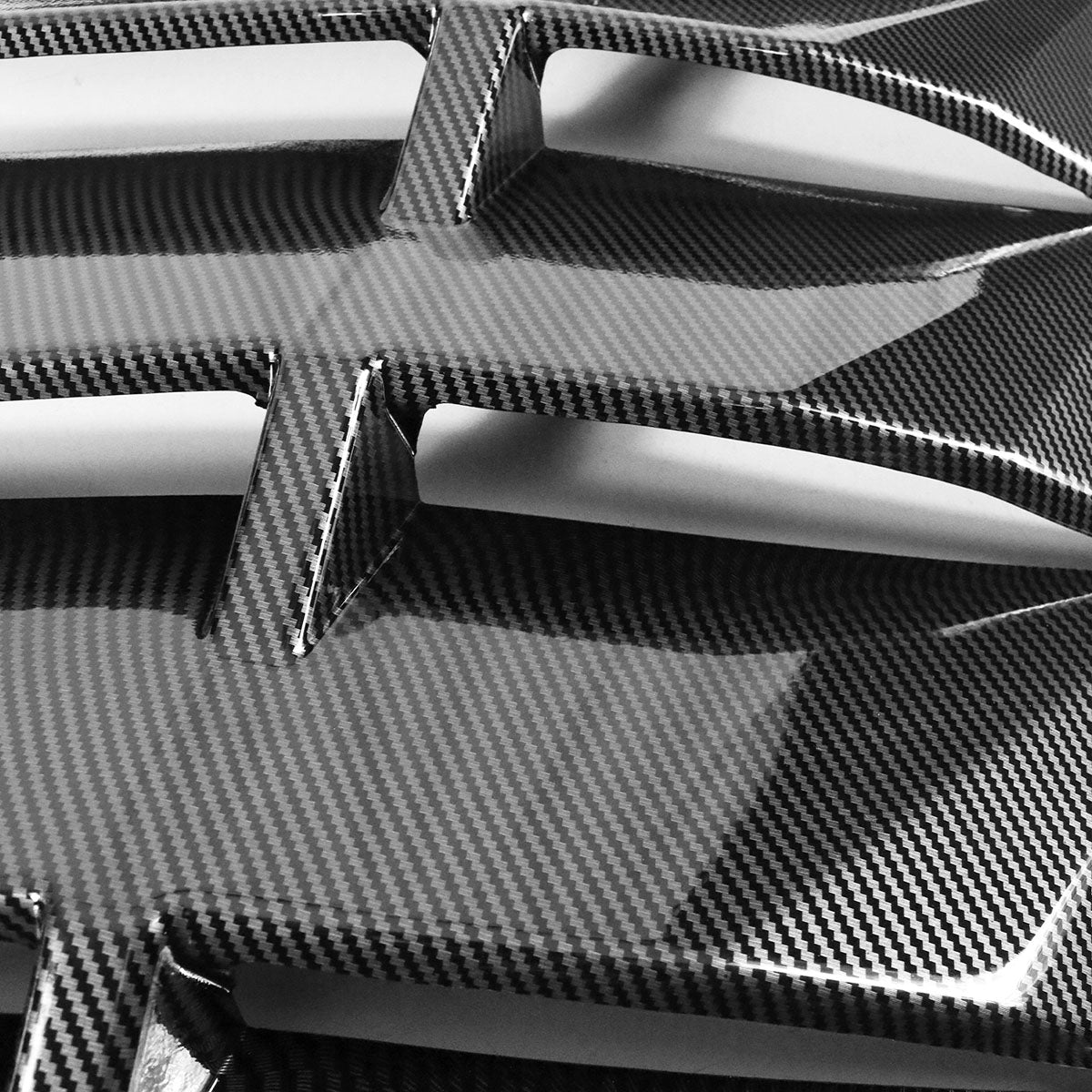 2013-2016 Scion FRS Carbon Fiber Print Rear Window Louver Coupe