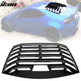 Fits 13-20 Scion FR-S Toyota 86 Subaru brz Window Louver Gloss Black