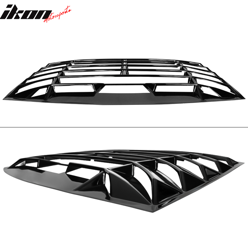 Fits 13-20 Scion FR-S Toyota 86 Subaru brz Window Louver Gloss Black