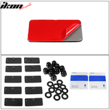Fits 13-20 Scion FR-S Toyota 86 Subaru brz Window Louver Gloss Black