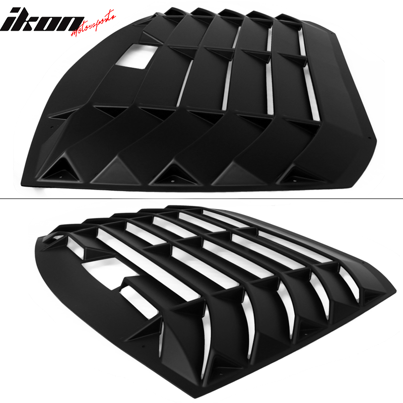 Fits 13-20 Scion FR-S Toyota 86 Subaru brz Window Louver Gloss Black