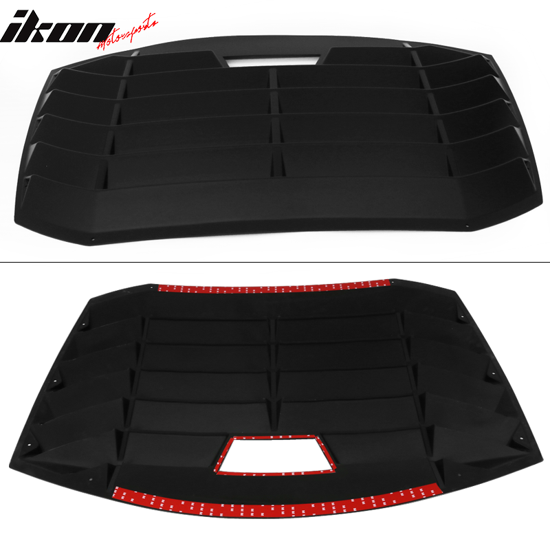 Fits 13-20 Scion FR-S Toyota 86 Subaru brz Window Louver Gloss Black