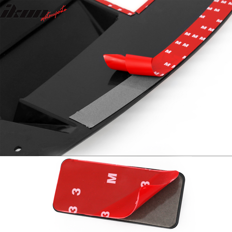 Fits 13-20 Scion FR-S Toyota 86 Subaru brz Window Louver Gloss Black