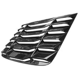 2016-2020 Honda Civic 2Dr Coupe Gloss Black Rear Window Louvers ABS