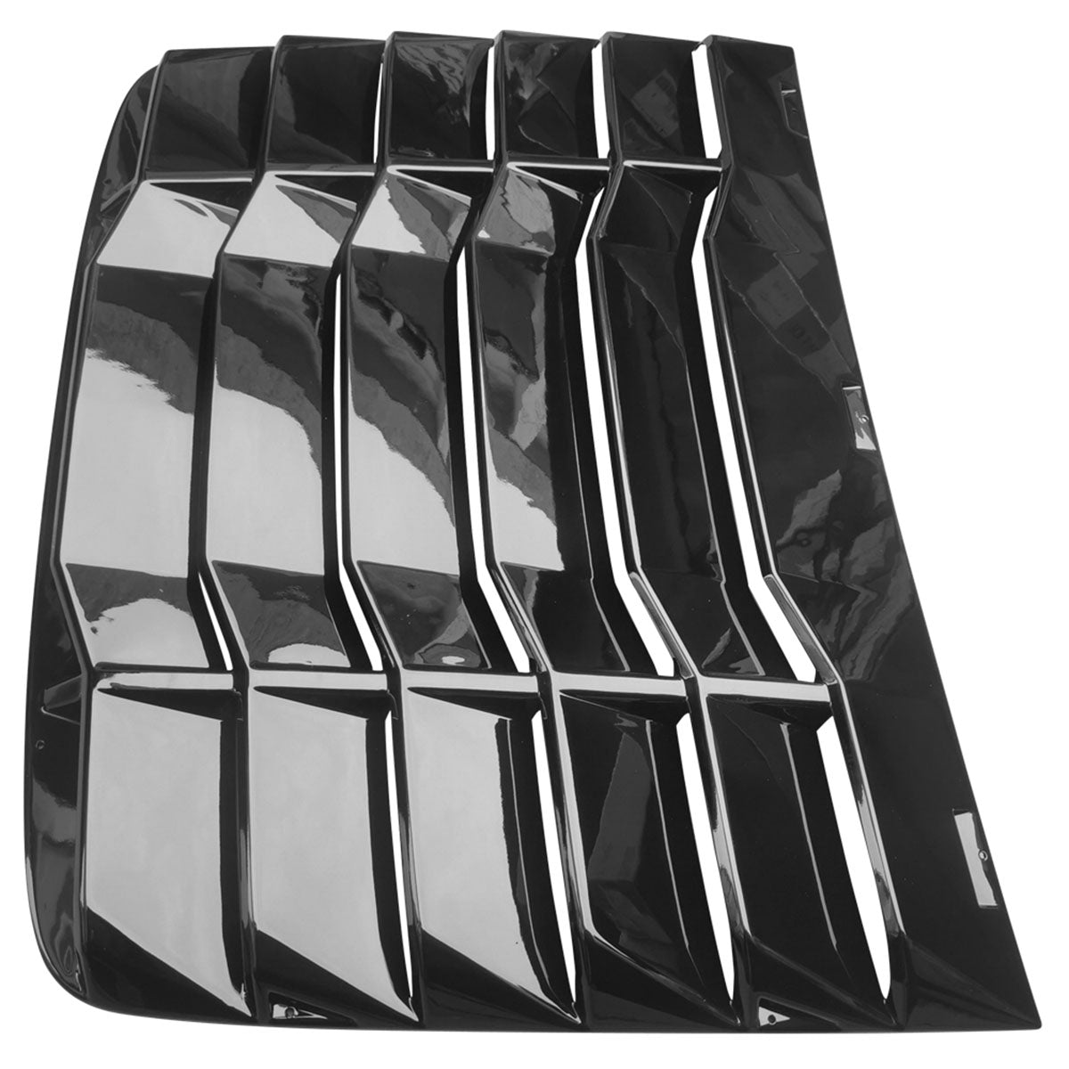 2016-2020 Honda Civic 2Dr Coupe Gloss Black Rear Window Louvers ABS