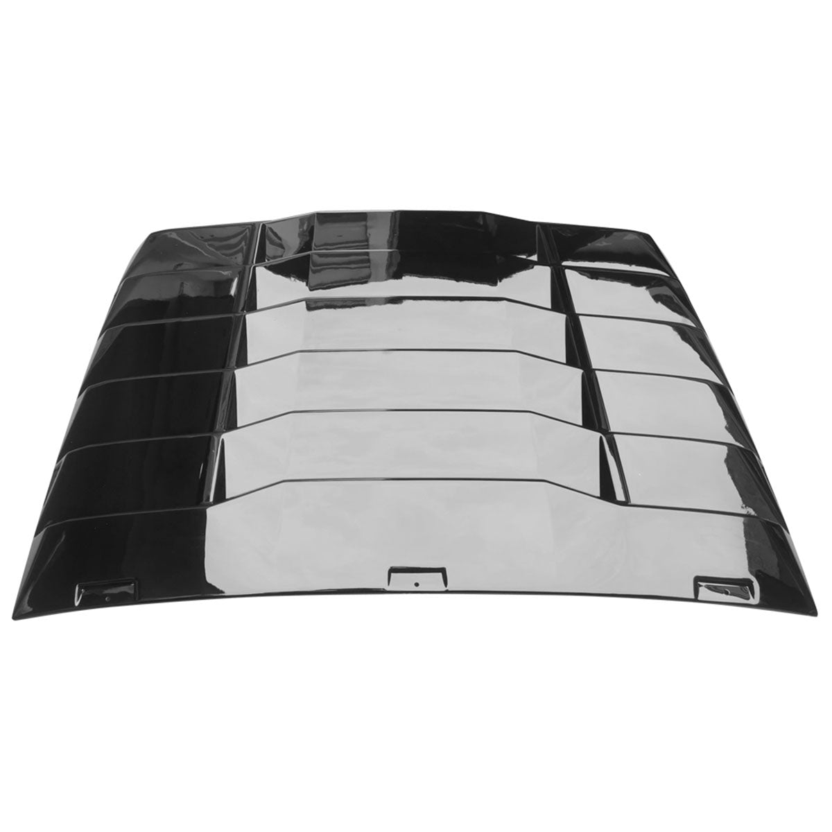 2016-2020 Honda Civic 2Dr Coupe Gloss Black Rear Window Louvers ABS