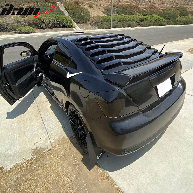 2011-2016 Scion TC IKON Style Rear Window Louver Gloss ABS