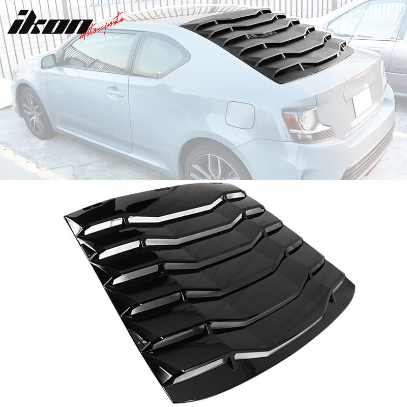 2011-2016 Scion TC IKON Style Rear Window Louver Gloss ABS