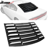 2011-2024 Dodge Charger IKON Window Louver Cover ABS 3PCS