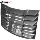 2011-2024 Dodge Charger IKON Window Louver Cover ABS 3PCS