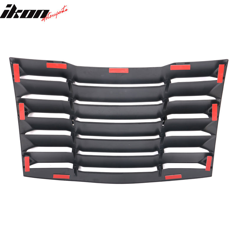 2011-2024 Dodge Charger IKON Window Louver Cover ABS 3PCS