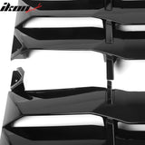 2011-2024 Dodge Charger IKON Window Louver Cover ABS 3PCS