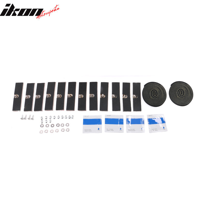 2011-2024 Dodge Charger IKON Window Louver Cover ABS 3PCS