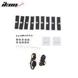 2011-2024 Dodge Charger IKON Window Louver Cover ABS 3PCS