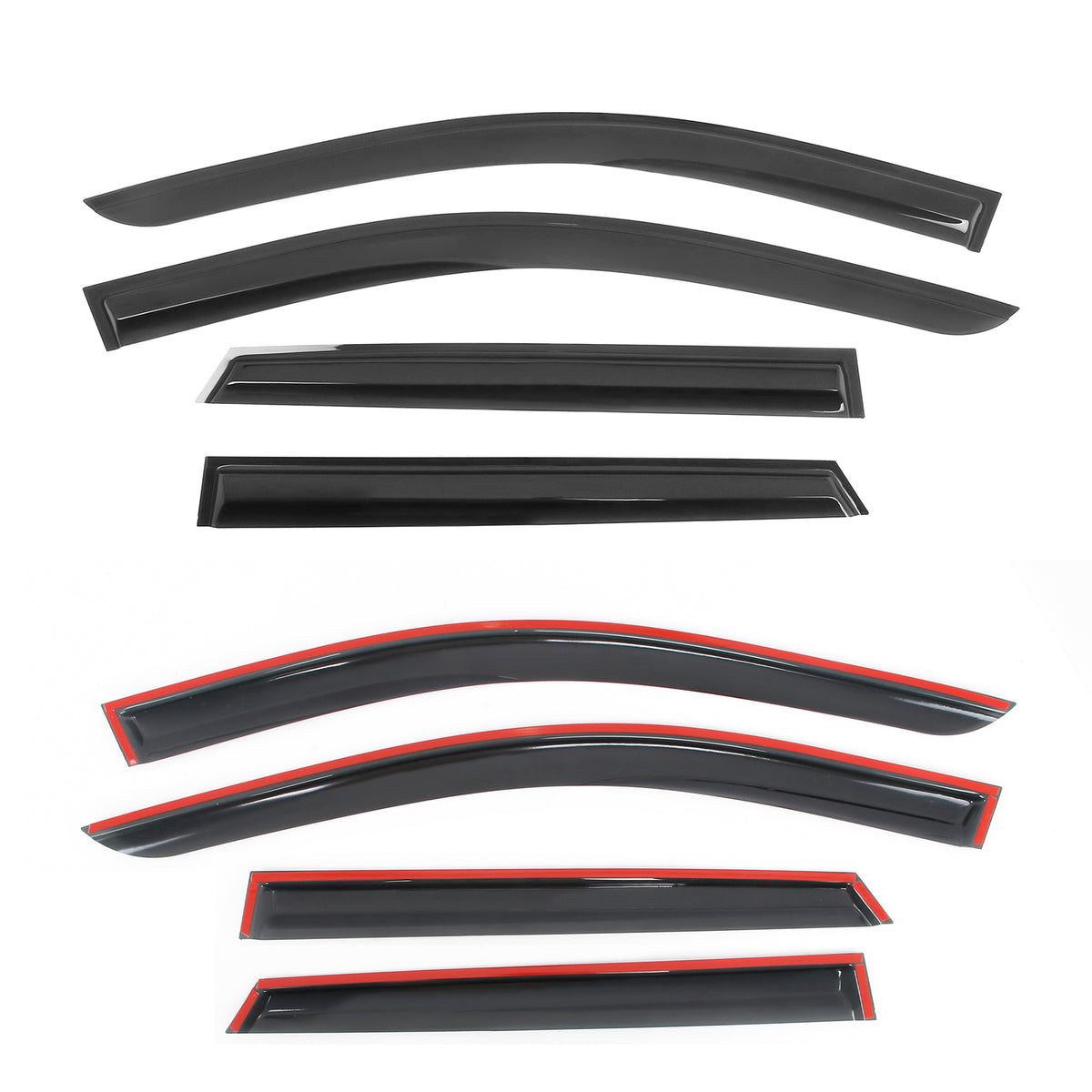 Window Visors Deflector for Acura ZDX 2024-2025 Mugen Style Acrylic 4PCS