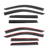 Window Visors Deflector for Acura ZDX 2024-2025 Mugen Style Acrylic 4PCS