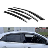 Window Visors for Chevy Malibu 2013-2016 Mugen Style Smoke Tinted Acrylic