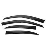 Window Visors for Chevy Malibu 2013-2016 Mugen Style Smoke Tinted Acrylic