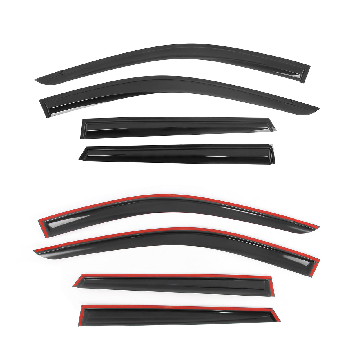Window Visor Deflector for Chevy Trax 2024-2026 4PCS Mugen Style Acrylic