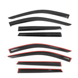 Window Visor Deflector for Chevy Trax 2024-2026 4PCS Mugen Style Acrylic