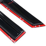 2012-2018 Ford Focus Acrylic 4PC Tape On Window Visors Rain Guard Vent