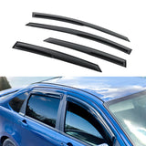 2008-2011 Ford Focus 4Door Acrylic 4PC Tape On Window Visors Guard