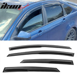 2008-2011 Ford Focus 4Door Acrylic 4PC Tape On Window Visors Guard