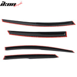 2008-2011 Ford Focus 4Door Acrylic 4PC Tape On Window Visors Guard