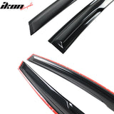 2008-2011 Ford Focus 4Door Acrylic 4PC Tape On Window Visors Guard