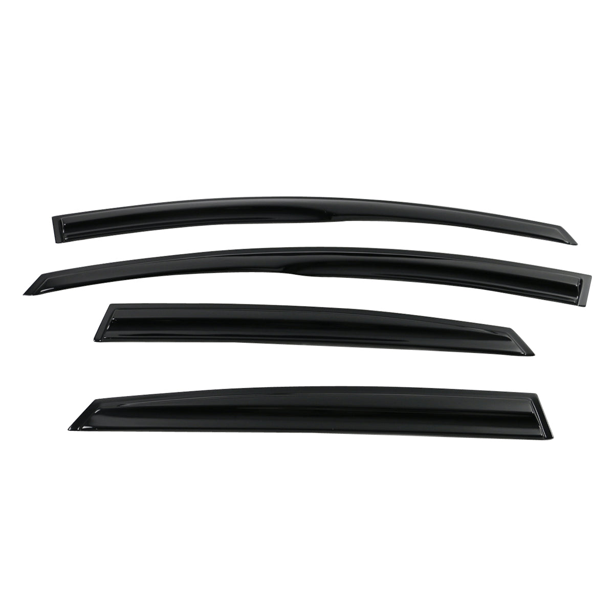 Window Visors for Ford Fiesta Hatchback 2011-2019 Mugen Style 4PCS Acrylic