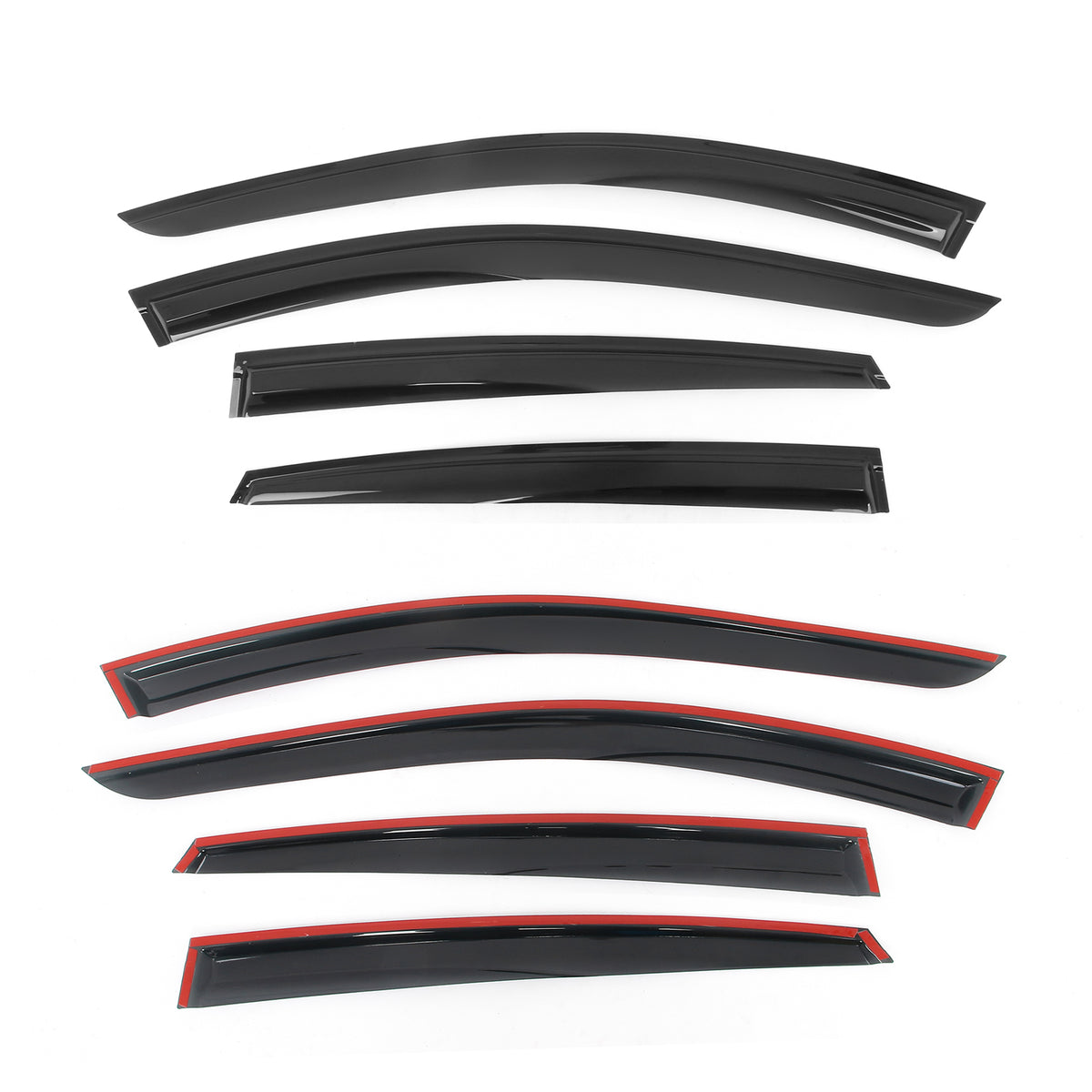 Window Visors for 2021-2027 Genesis G80, 2023-2025 Genesis G80EV Electrified G80 Mugen Style Acrylic 4PCS Set