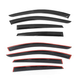 Window Visors for 2021-2027 Genesis G80, 2023-2025 Genesis G80EV Electrified G80 Mugen Style Acrylic 4PCS Set