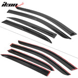 2003-2007 Honda Accord 4Door Acrylic 4PC Tape On Window Visors Guard