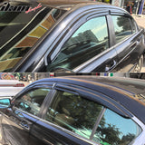 2008-2012 Honda Accord 4-Door Sedan Acrylic 4PC Tape On Window Visors